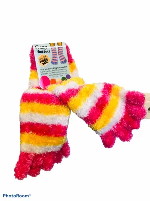 Cozy, Velvet Like & Highly Snuggable!! Cozy Toes Fuzzy Socks! Super stretchy fits all sizes!