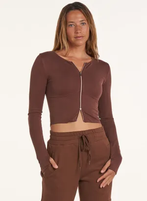 Double Zip Cardi - FINAL SALE