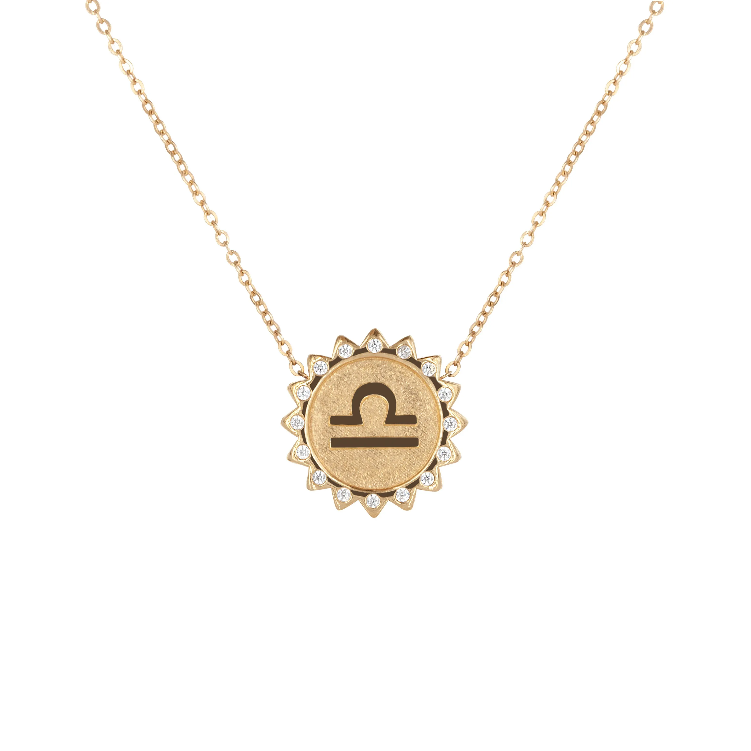 Libra Sun Zodiac necklace