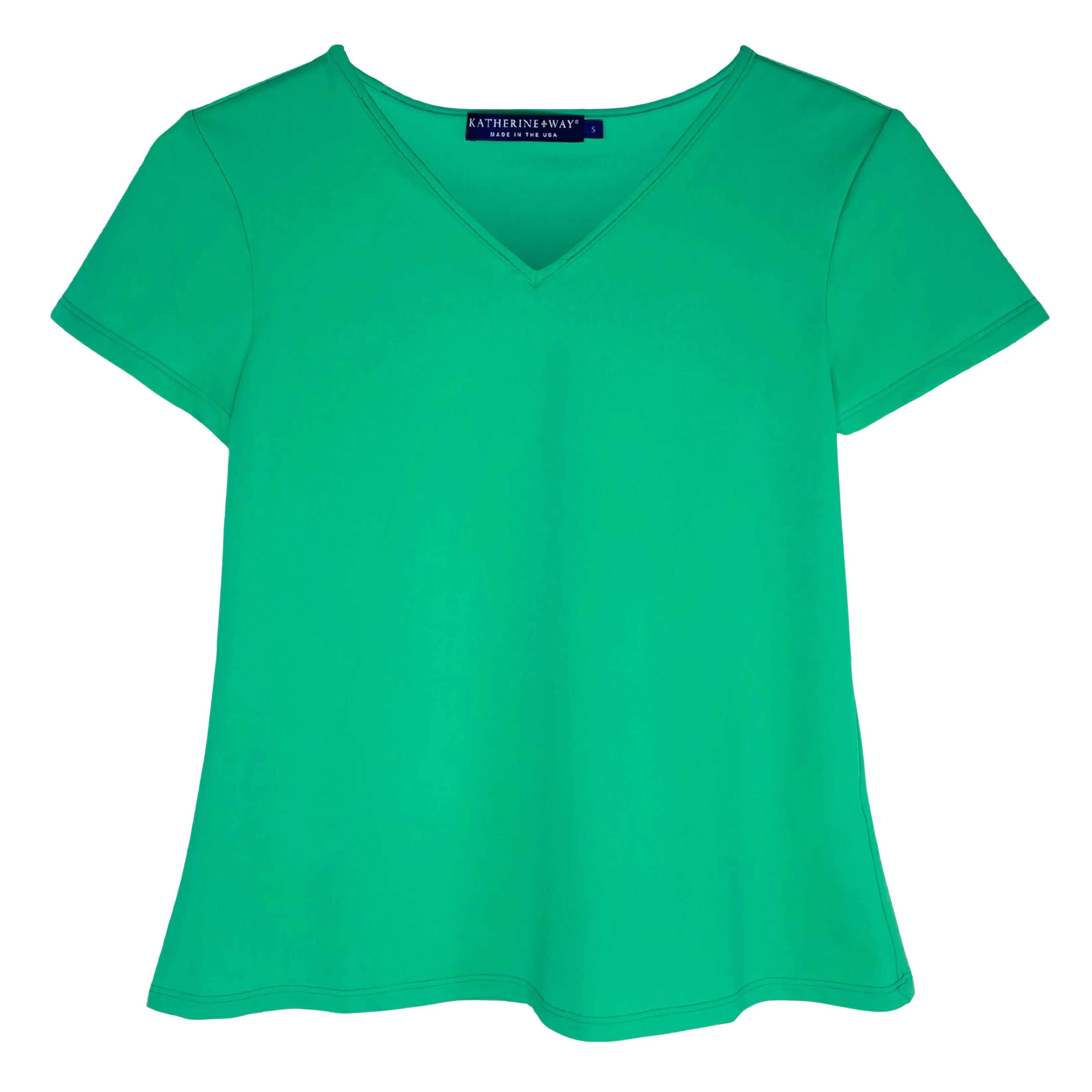 Rehoboth V-Neck Tee in Sea Spray