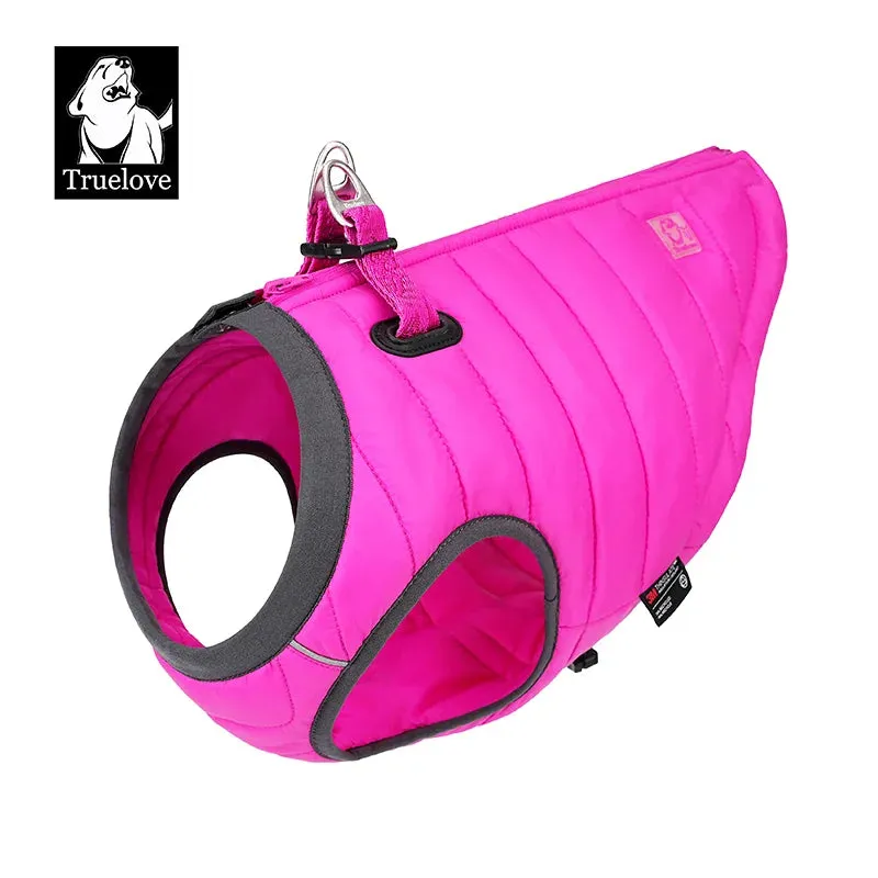 Truelove Warm and Durable Pet Winter Coat with Thinsulate Insulation and Harness Fused into One TLG2171